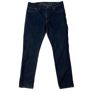 American eagle flex blue jeans size 34x30 slim str